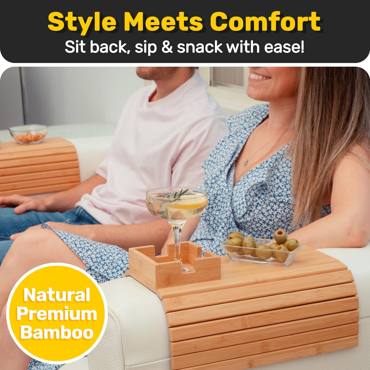 Bamboo Couch Cup Holder – Your Sofa’s Best Friend