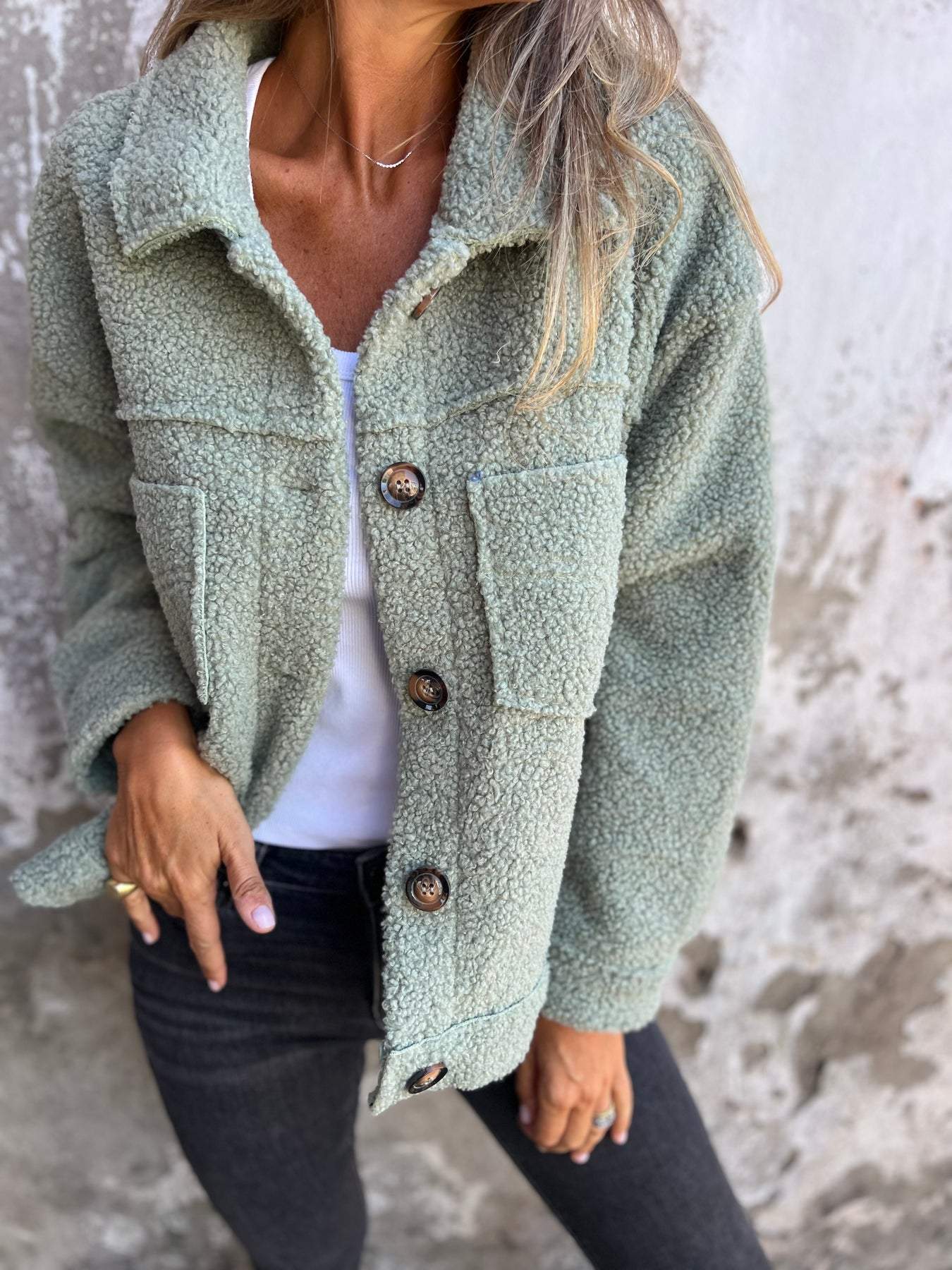 🍂Fall Specials🍂Women's Warm Lapel Cropped Jacket