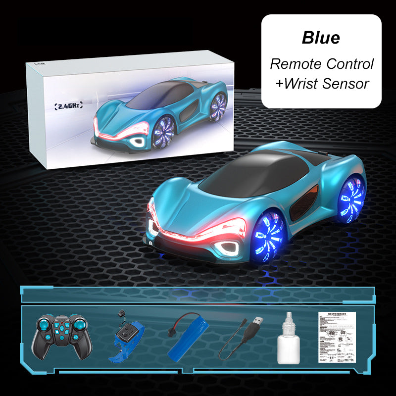 🔥HOT SALE🔥Gesture Sensing Stunt Light Spray Car Toys