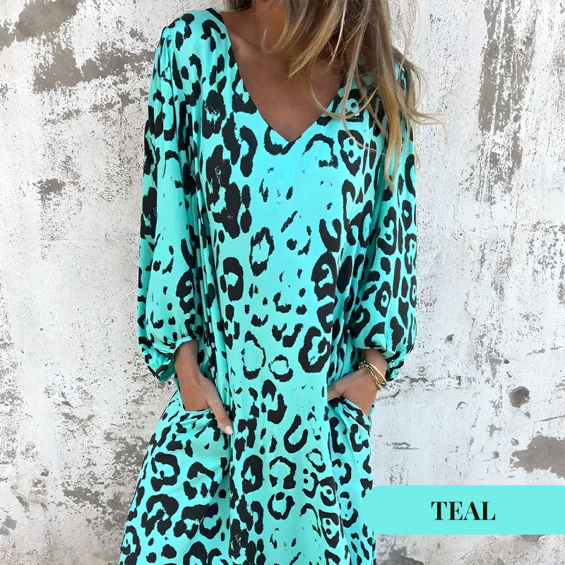 Safari Chic Leopard Dress