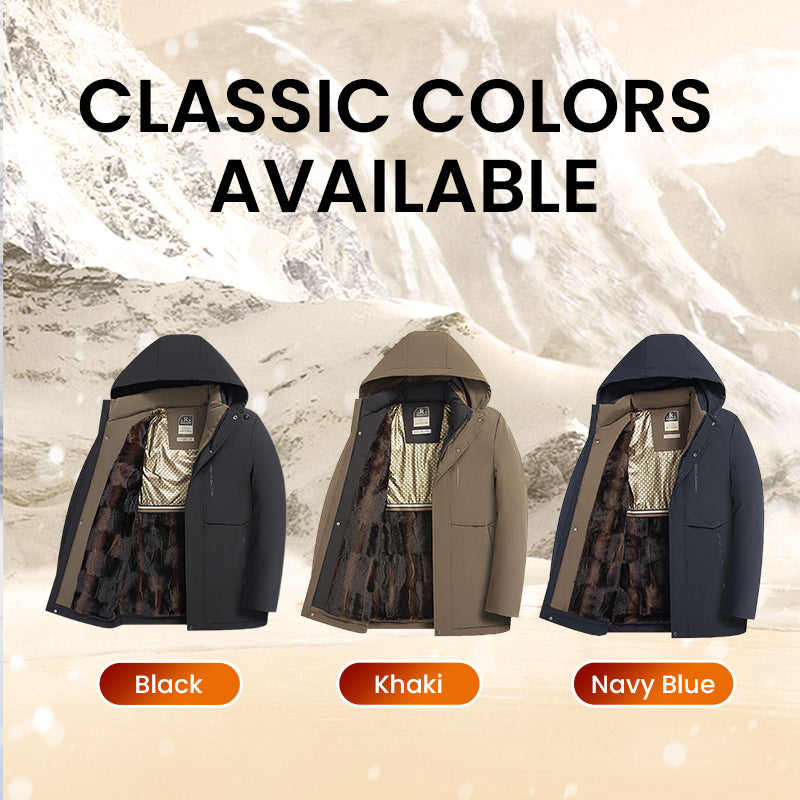 Men’s Thermal Hooded Parka Coat