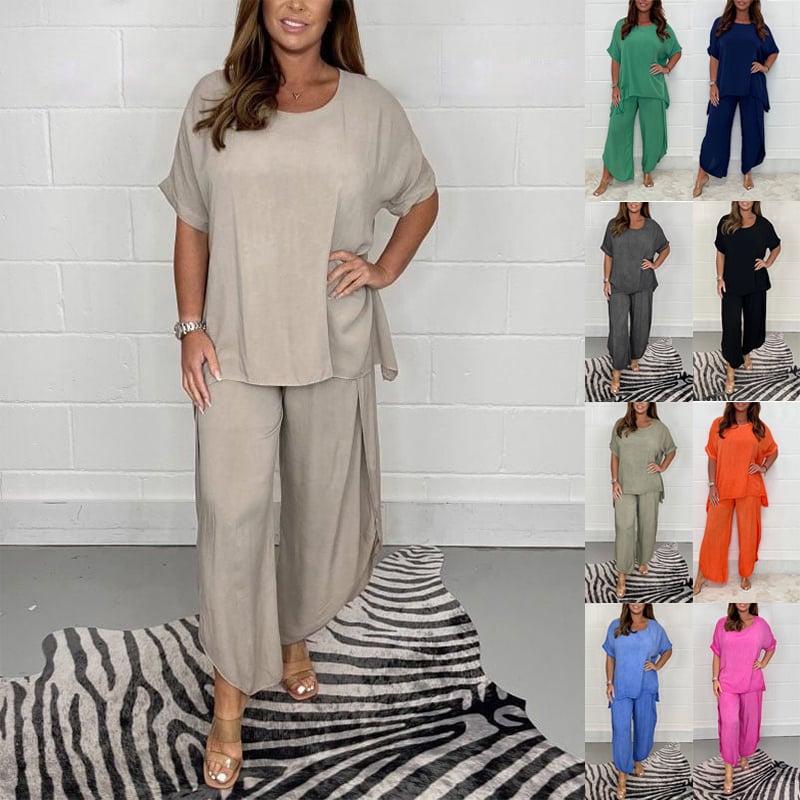 Limited Time 49% Off🔥🎁Floaty 2 Piece Sleeved Trouser Set