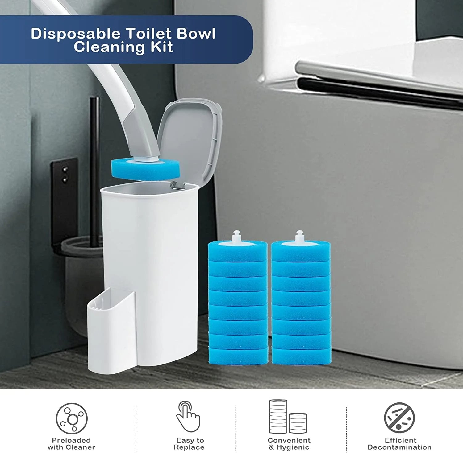 🔥Hot Sale🔥 Disposable Toilet Cleaning System