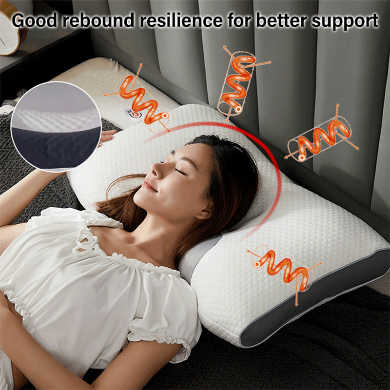 Antibacterial Neck Support Sleep-Aid Massage Pillow