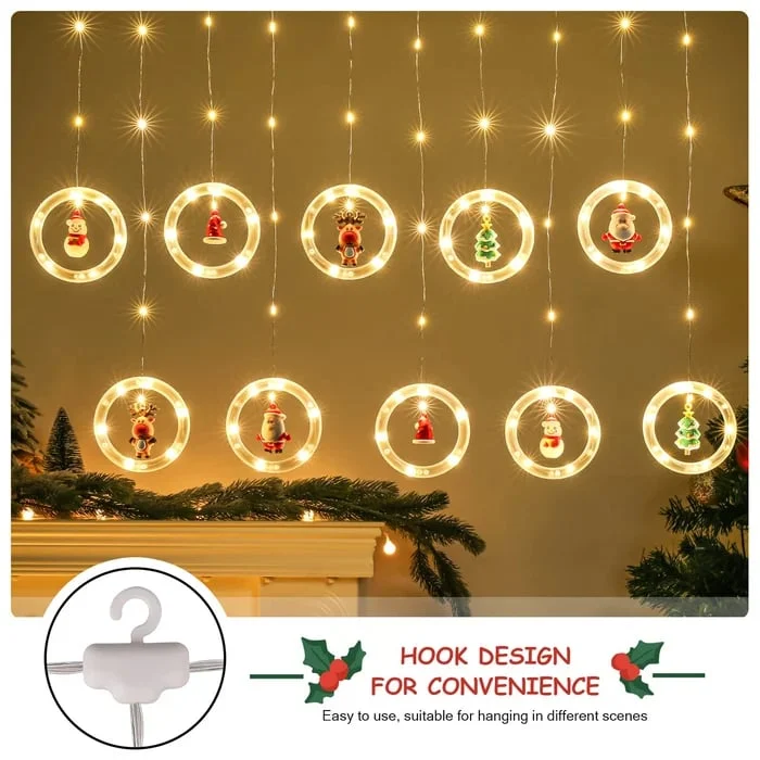 🎅Early Christmas Sale-🎄Christmas Decor Ring Lights