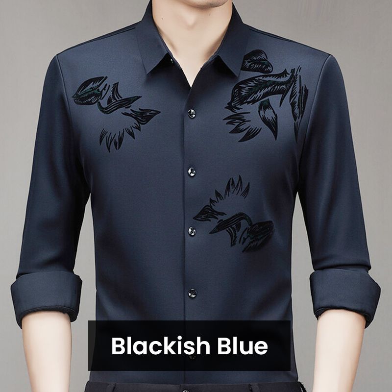 Men's Casual Thickened Warm Fleece Shirt