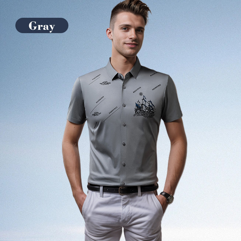 🔥Hot Sale (50% off)🔥Men's Business Short Sleeves Button Down Shirt