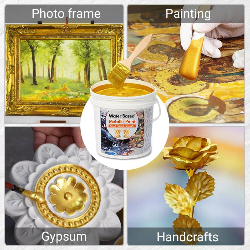 🔥Buy 3 Get 2 Free🪙Water Based Gold Leaf Paint For Art, Painting, Handcrafts