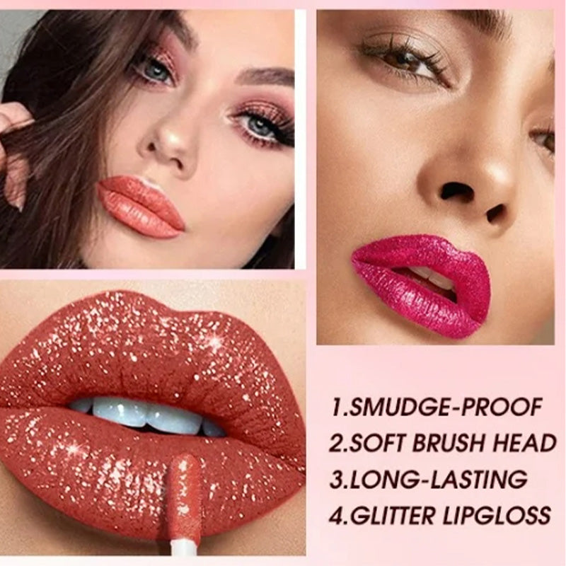 🔥BUY 1 GET 1 FREE🔥Metallic Liquid Diamond Glitter Lipstick