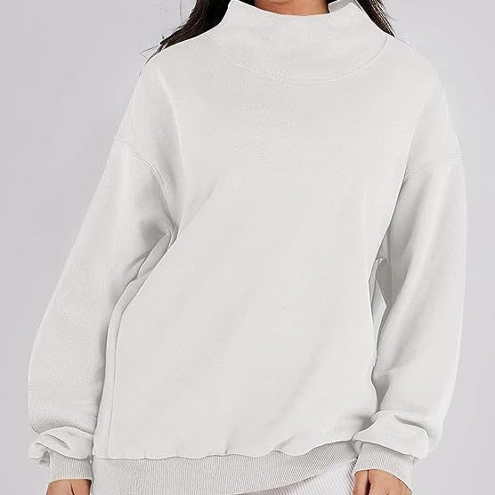 Women's Mock Neck Long Sleeve Pullover Sweatshirt💝💖New arrival-49% OFF