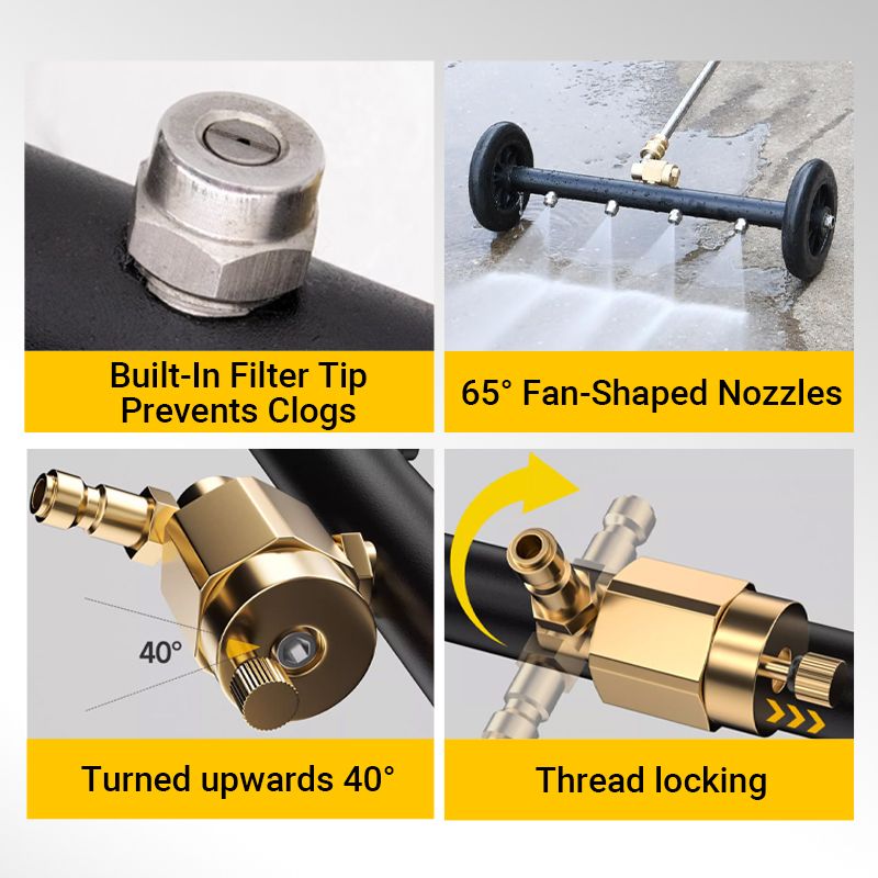 Versatile Pressure Undercarriage Cleaner Nozzle