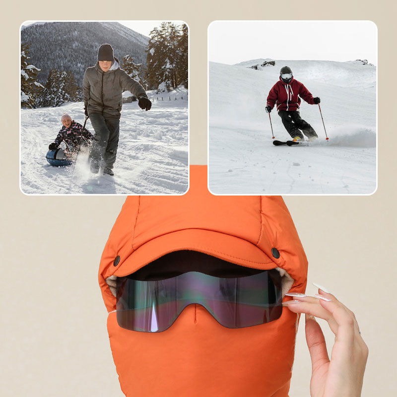 🌟Winter Special Offer-Windproof Full Cover Outdoor Riding Mask with Glasses