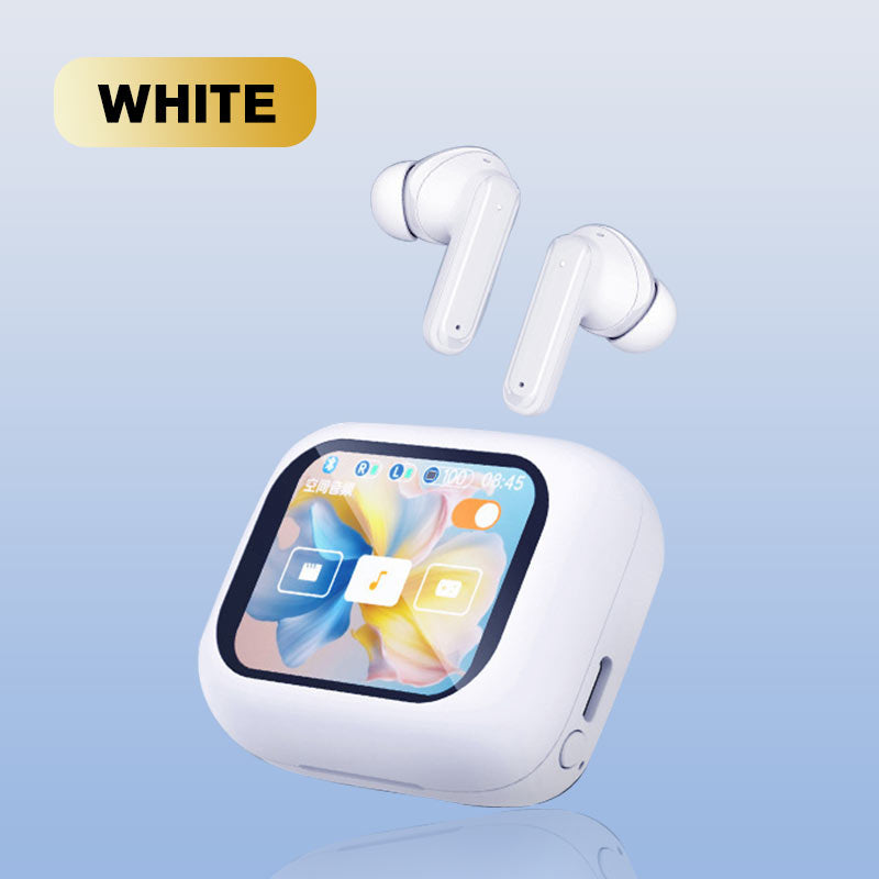 🎹Christmas present🎧No Latency Wireless Bluetooth Headphones with Multifunctional Display🎧