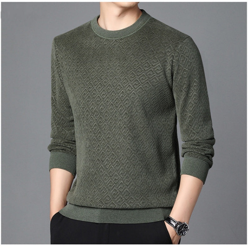 👔New Thickened Men's Crew Neck Sweater For This Winter~