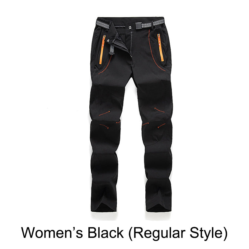 Windproof Waterproof Warm Elastic Waist Hiking Pants