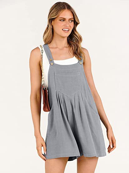 💥Hot Sale 49% OFF🔥Casual Adjustable Strap Loose Bib Rompers