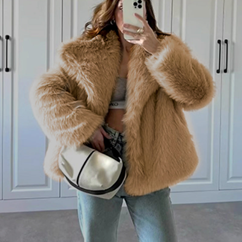 🔥🖤Early Black Friday Sale:50% OFF🔥🔥Winter Pre-Sale Women's Fur Coat🔥Free shipping