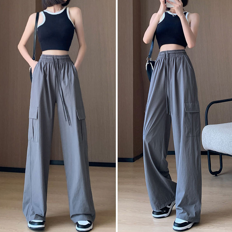 🔥Hot sale 🔥Women's Lightweight Wide-Leg Utility Pants