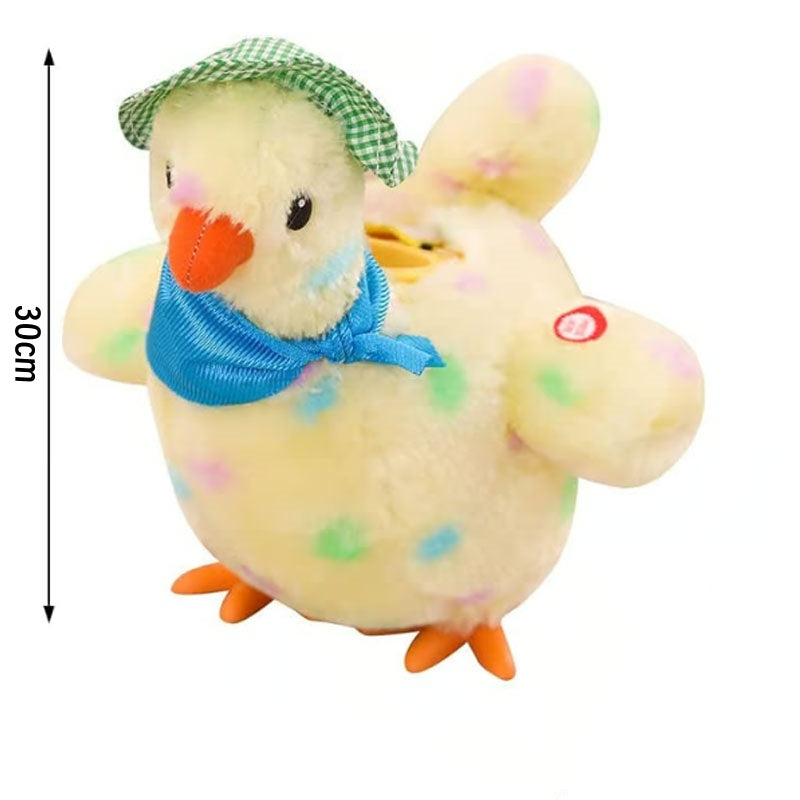 🐥Electric Plush Chicken Laying Egg Toys