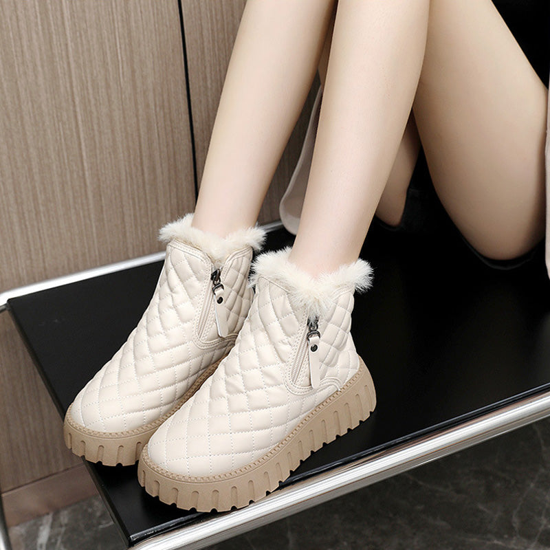 [perfect gift]Women's Winter Fleece Warm Boots