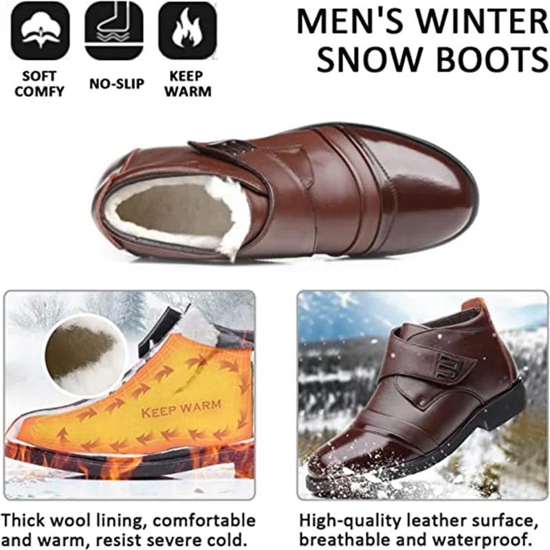 [Black Friday Exclusive 50% off] Men's Warm Snow Business Boots