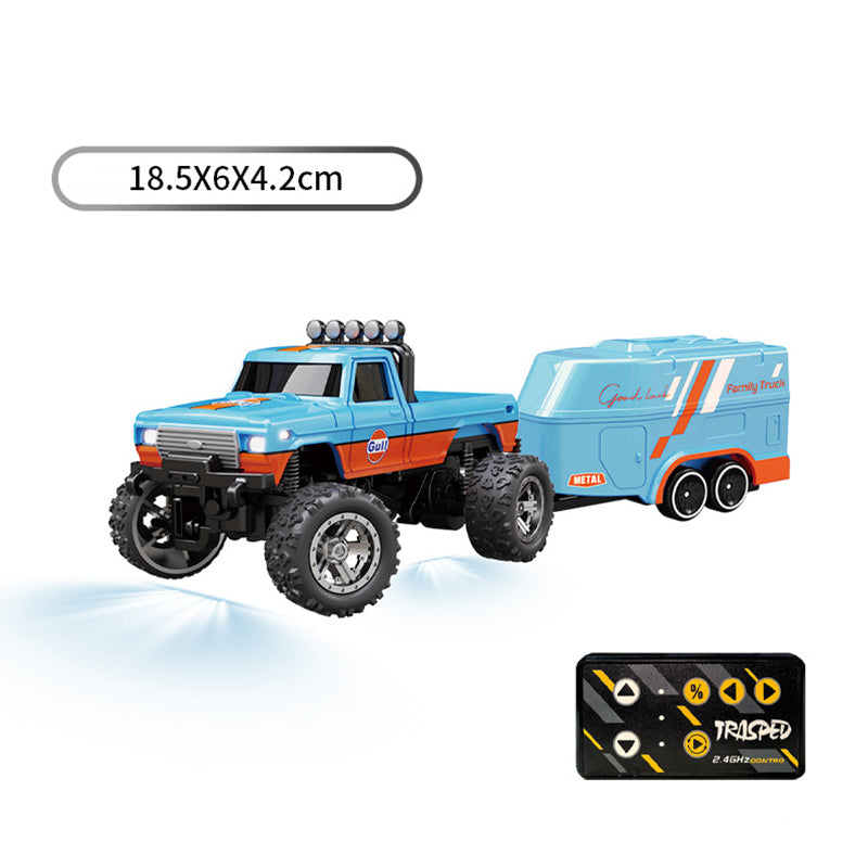 Alloy LED Lights Remote Control Car Model