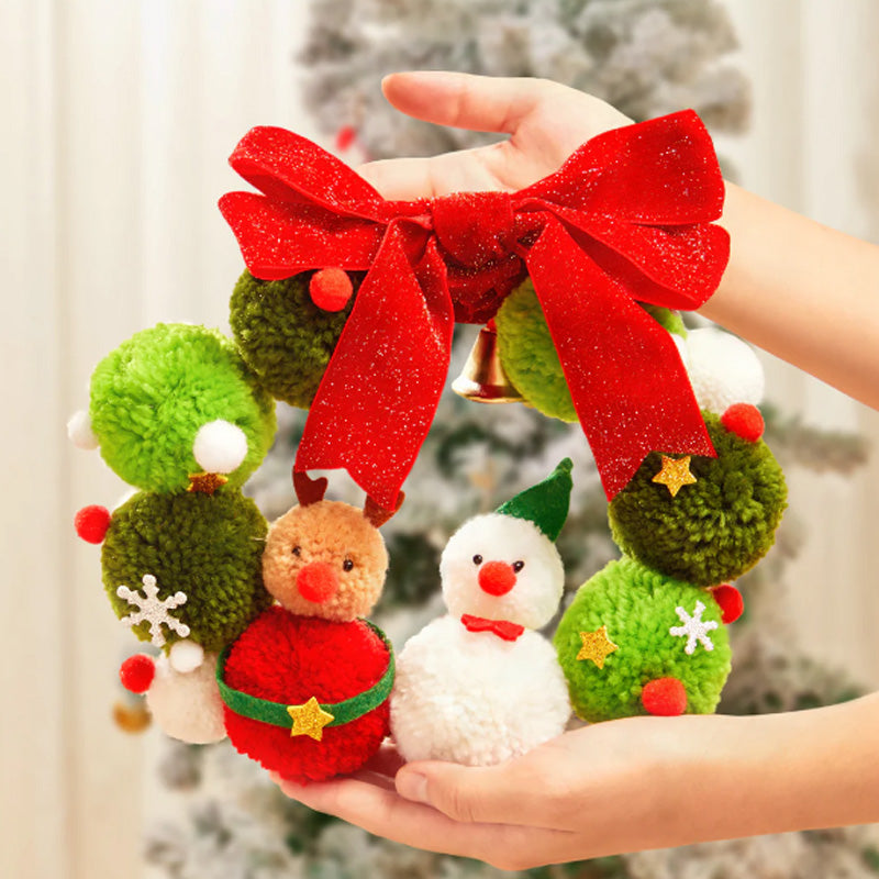 🎁Christmas promotion 49% OFF🎄Christmas Rotating Music 3D Puzzle & Craft Wreath