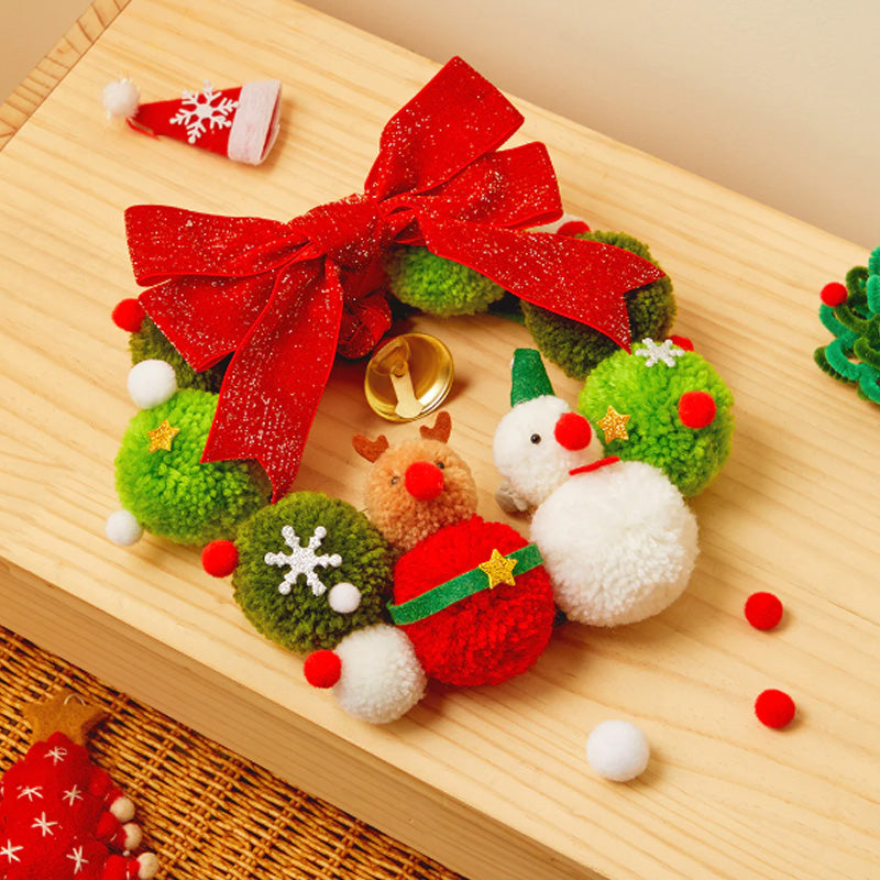 🎁Christmas promotion 49% OFF🎄Christmas Rotating Music 3D Puzzle & Craft Wreath