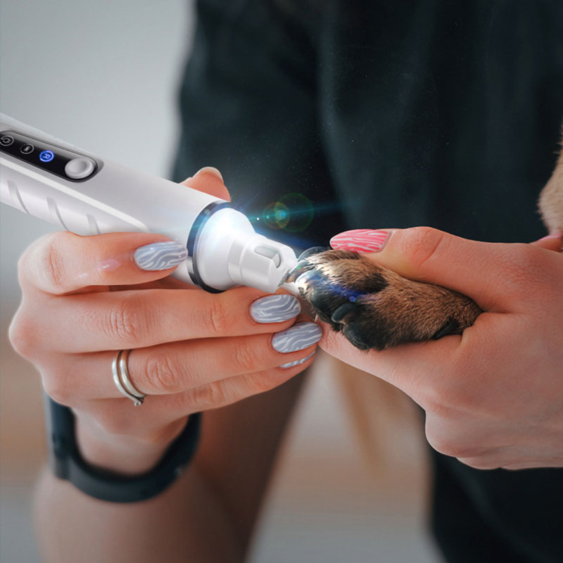 Super Quiet Pet Nail Grinder with LED Light