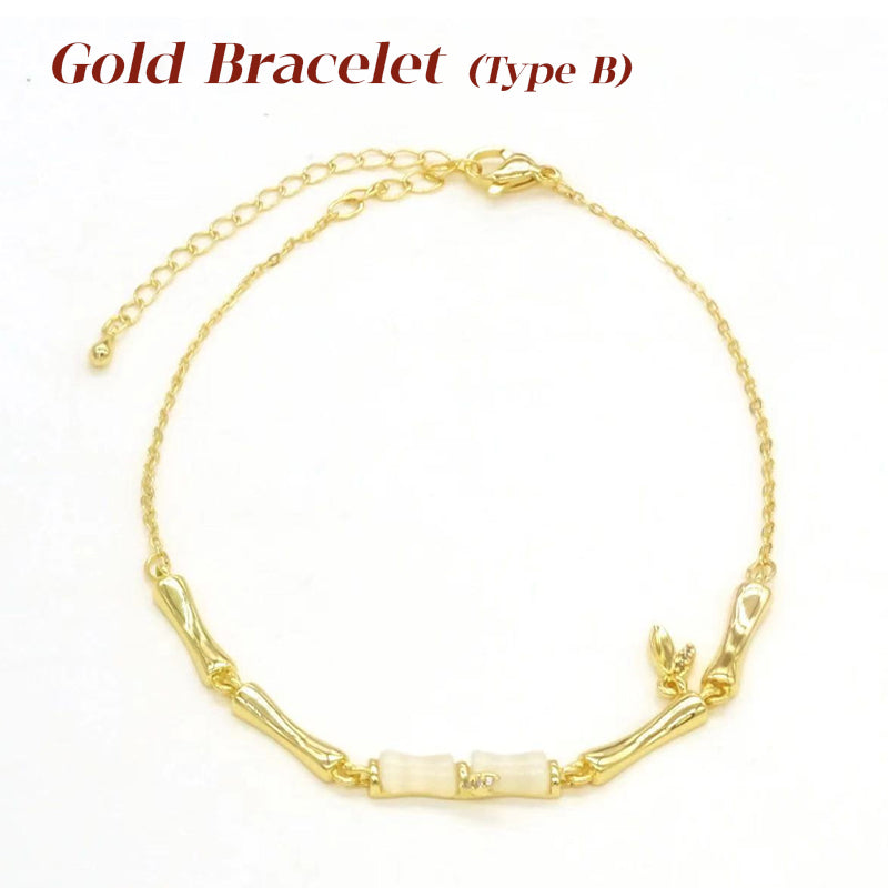 Women’s Bamboo Bracelet with Chain