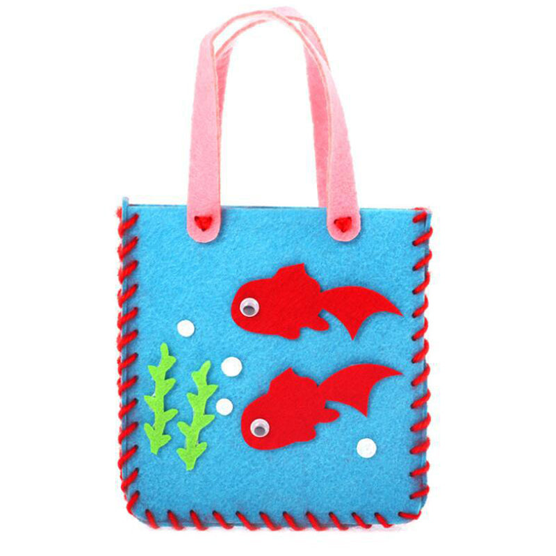 Kids' Sew & Stick DIY Felt Craft Bag