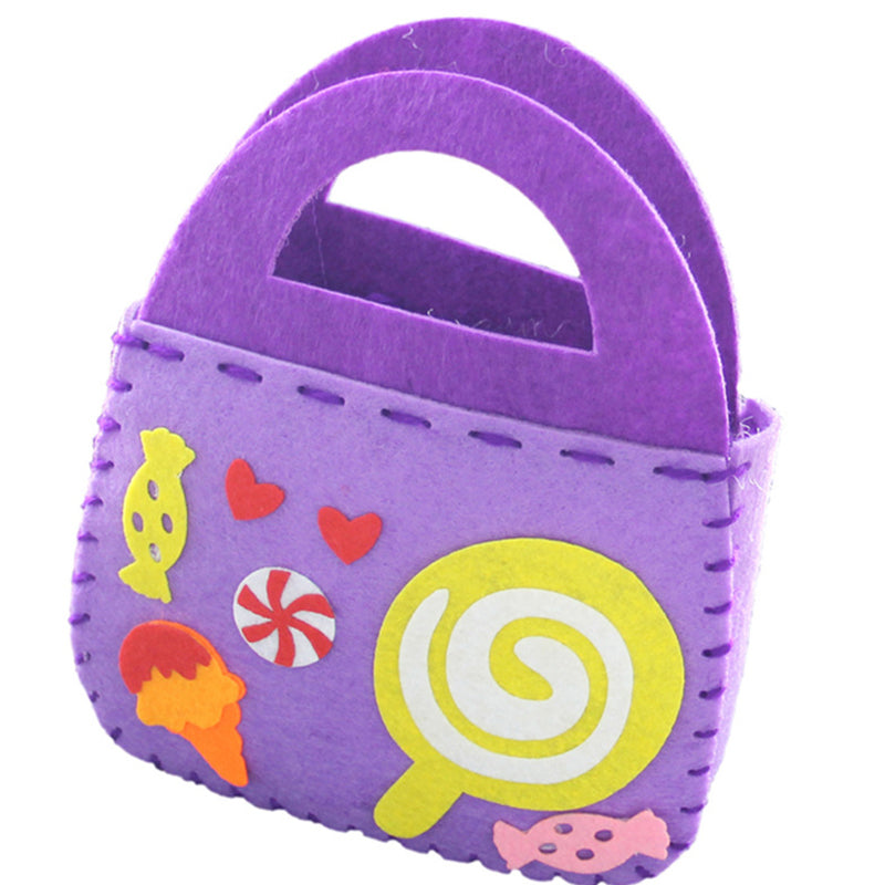 Kids' Sew & Stick DIY Felt Craft Bag