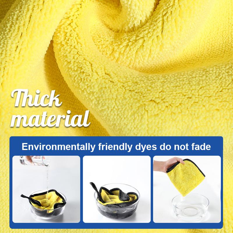 Double-sided Microfiber Absorbent Towel