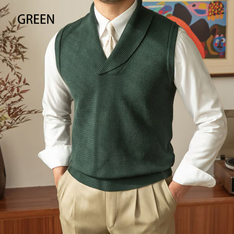 🎅Christmas Sale - 50% OFF🎅 Men's Slim Fit Elegant Knit Vest