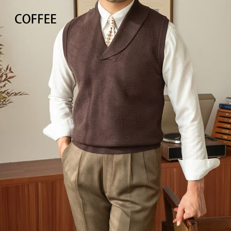 🎅Christmas Sale - 50% OFF🎅 Men's Slim Fit Elegant Knit Vest