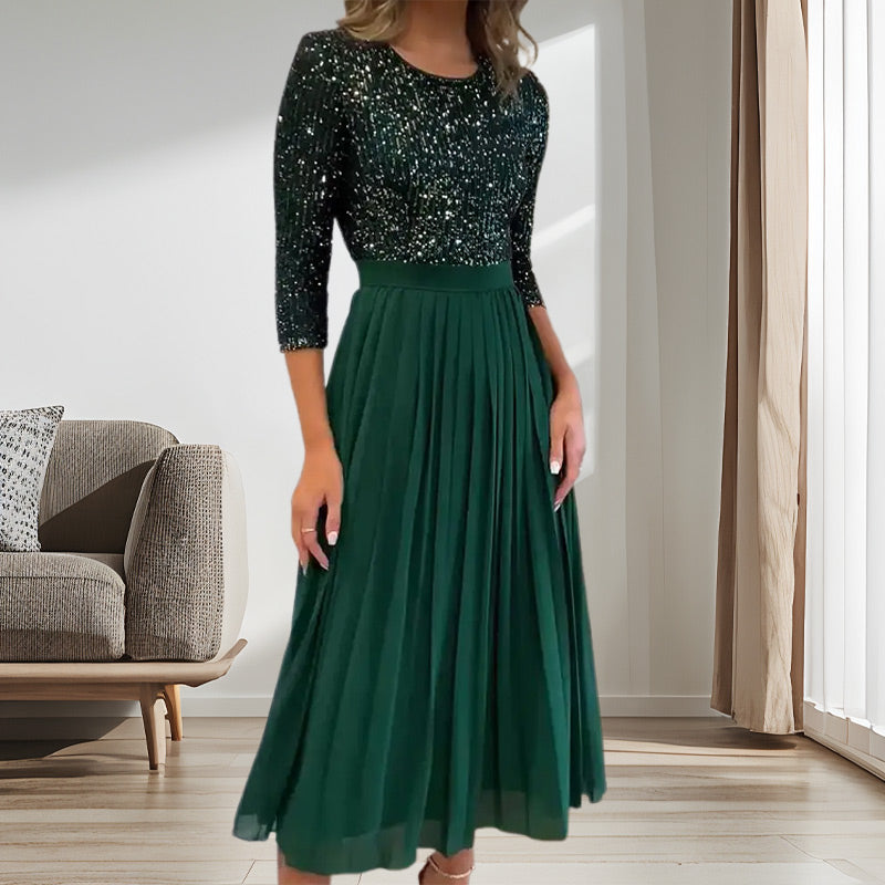 Women's Sequin Midi Tulle Dress