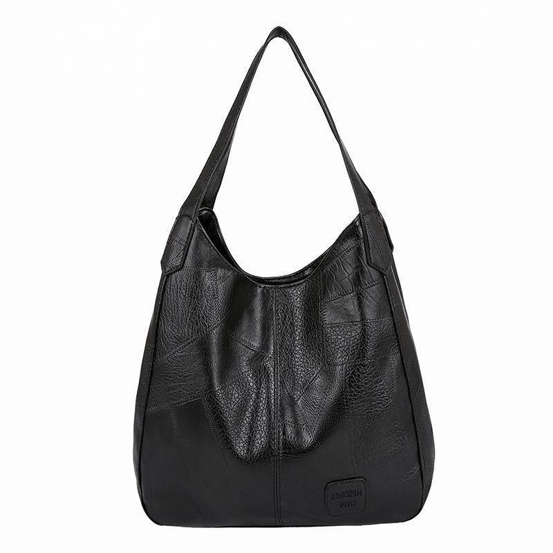 Women's Soft Leather Retro Large Capacity Shoulder Bag