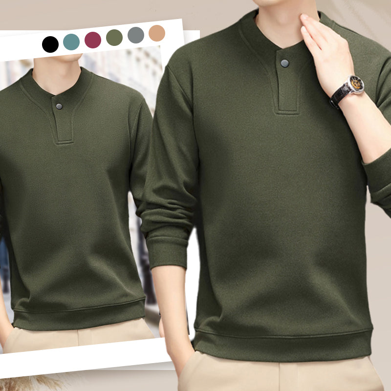 Men’s Plush-LinedThickened Pullover