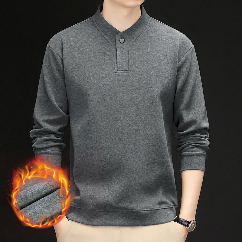 Men’s Plush-LinedThickened Pullover