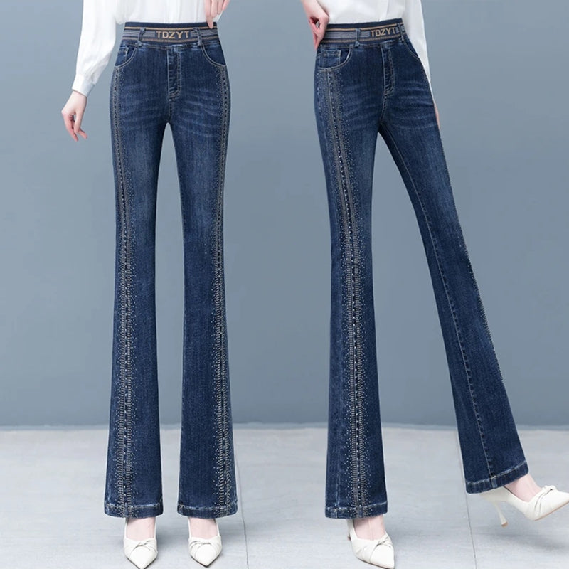 🔥2025 New Arrival🔥 Women's High Waisted Stretchy Bell Bottom Jeans