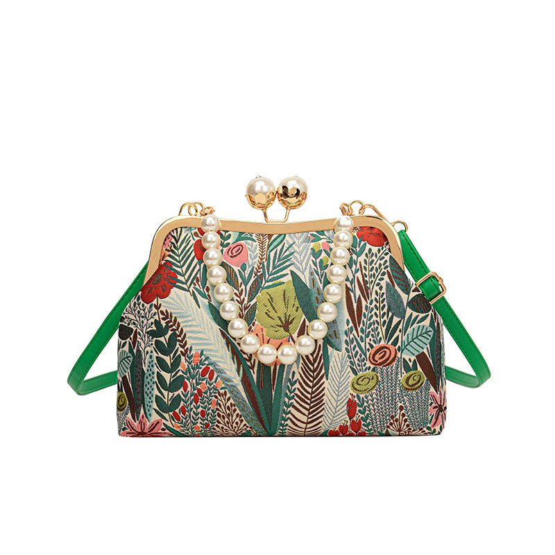 💕2025 New Release💕Women Vintage Flower Embroidery Handbag