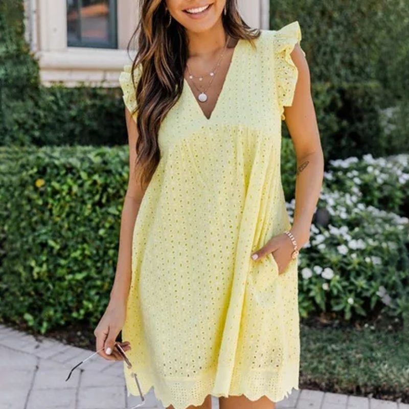 💗2025 Summer Promotion 50% OFF — Elegant Lace Hollow Dress