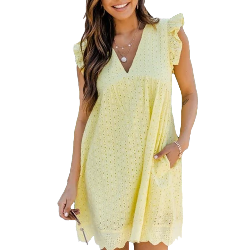 💗2025 Summer Promotion 50% OFF — Elegant Lace Hollow Dress