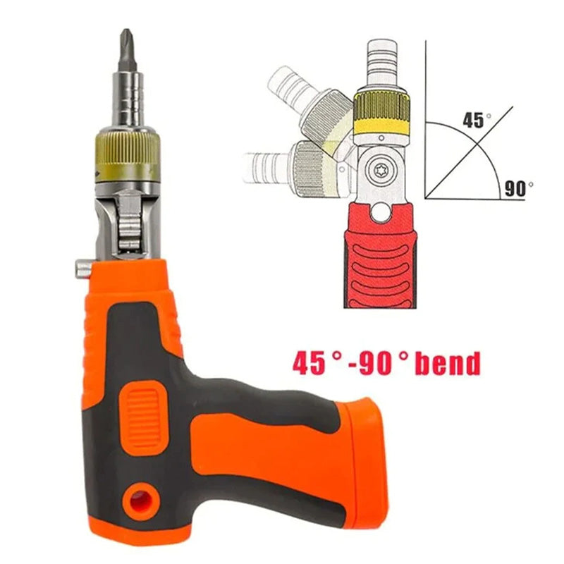 🔥New Year Special Offers🔥Magnetic Ratchet Screwdriver Set