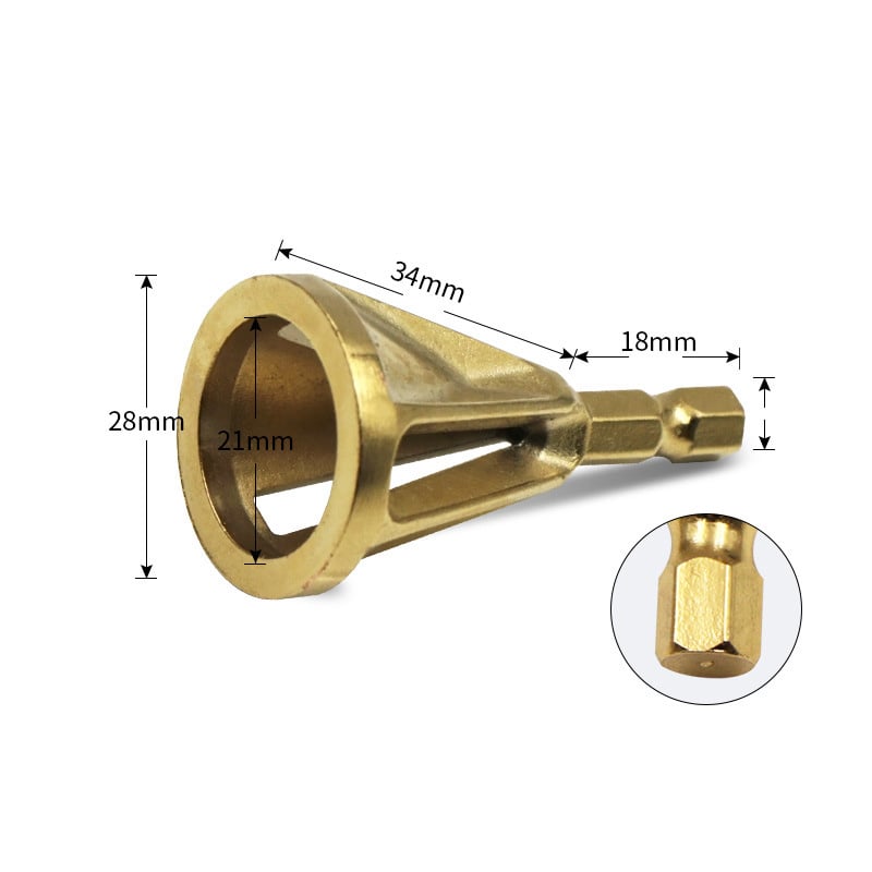 Stainless steel deburring tool