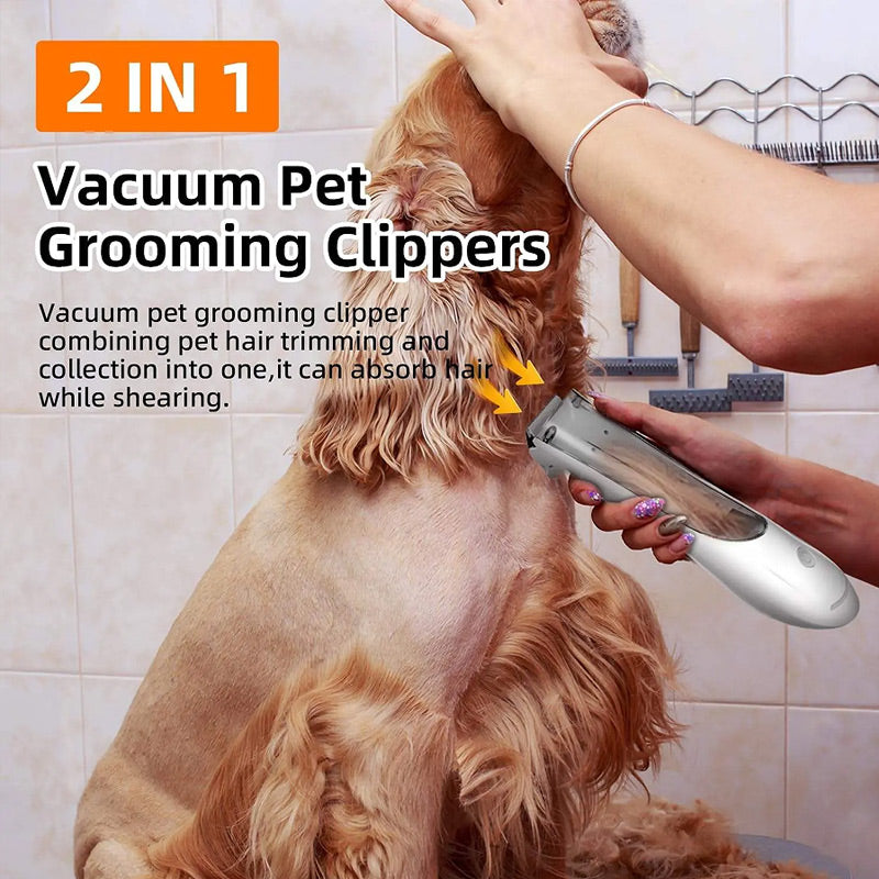 Pet Electric Shaver with Suction