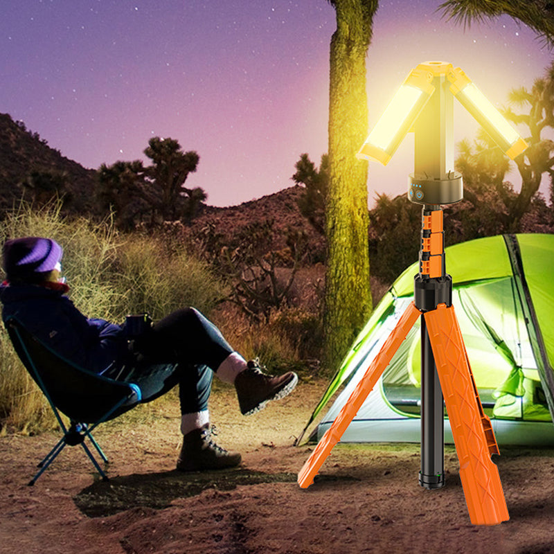 🔥2025 HOT SALE🔥Rechargeable Folding LED Camping Light with Stand