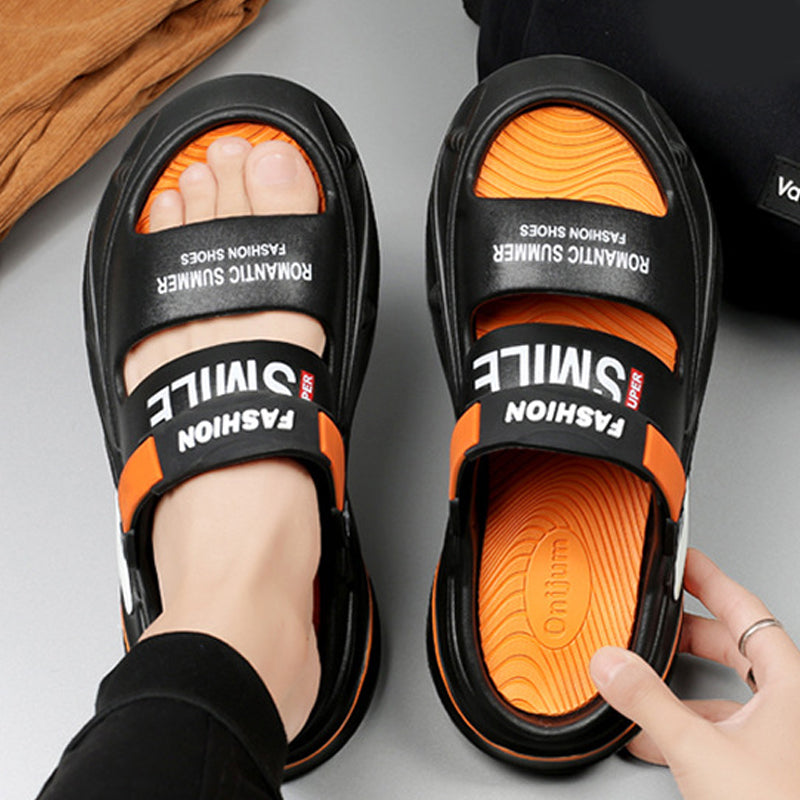 Chunky Padded Sandals With A Swell-like Grip