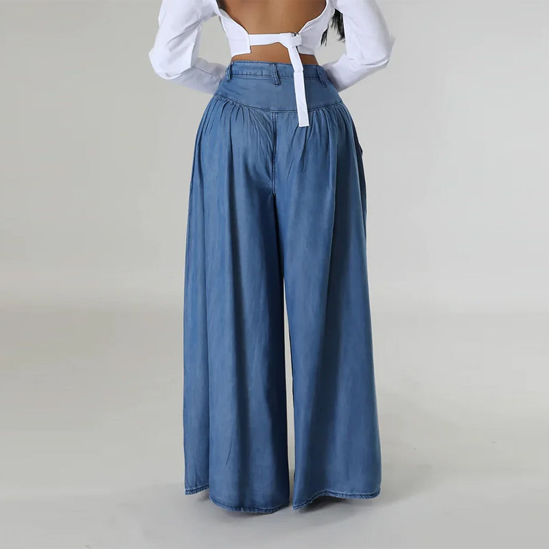 🌸NEW HOT SALE 49% OFF✨ Women's High-Waisted Wide-Leg Pants 💃