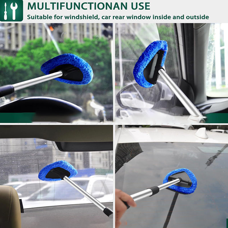 Car Windshield Cleaner Tool Kit – Extendable & 180° Rotatable